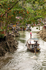 Obraz premium canal and boats