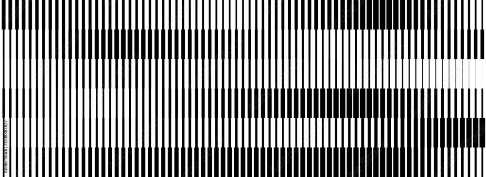 Aufkleber black and white striped halftone gradient strips. fading line gradation background. repeating linear