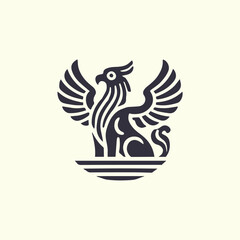 Obraz premium Ancient Griffin Logo