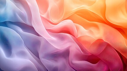 Obraz premium Abstract fashion background with flowing fabric patterns and vibrant gradients