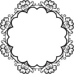 Beautiful Mandala Art and Vector Mandala Design Image.