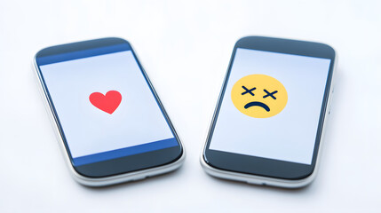 Close-up of a smartphone screen displaying two social media app icons, representing online communication, networking, and digital connectivity.

