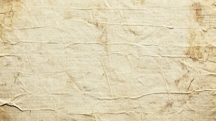 White recycled craft paper texture as background. Grey paper texture, Old vintage page or grunge vignette of old newspaper. Pattern rough art creased grunge letter.
