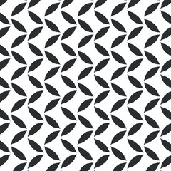 leaves seamless pattern background vector template