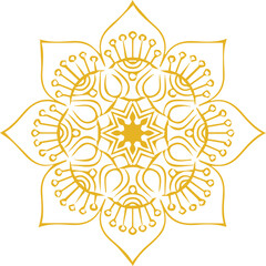 Beautiful Mandala Art and Vector Mandala Design Image.