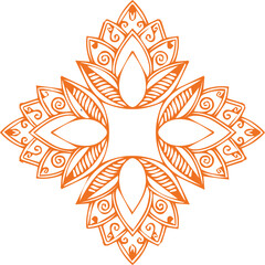 Beautiful Mandala Art and Vector Mandala Design Image.