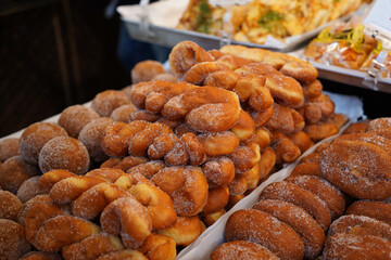 Korea's popular twisted donut, kkwabaegi