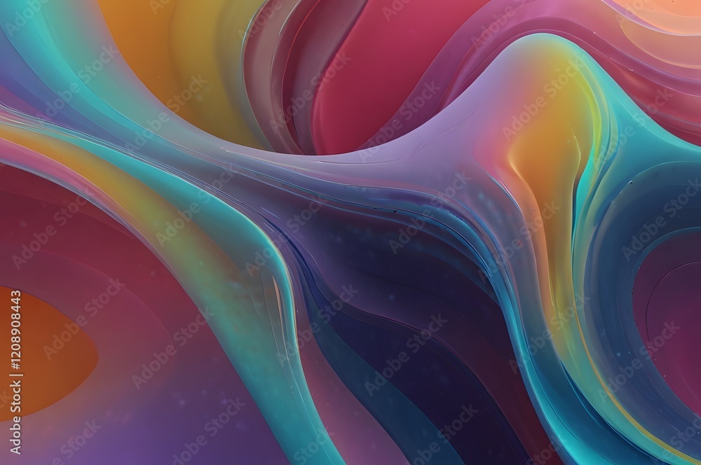Fototapete abstract colorful slanting lines wallpaper | blurred design illustration | graphic texture with moving conception pattern and geometric flow background
