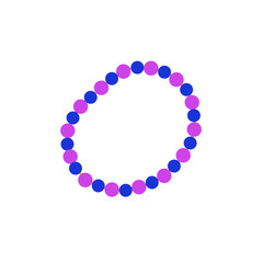 colorful beaded bracelet