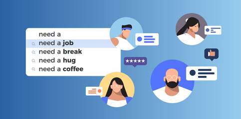 people need job searching by internet found profile user persona 