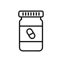 pill bottle icon design