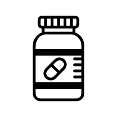 pill bottle icon design