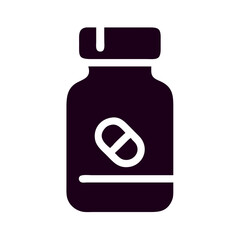 pill bottle icon design