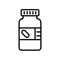 pill bottle icon design