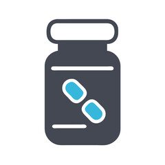 pill bottle icon design