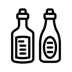 Drink Party Outline Style