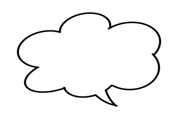 シンプルな吹き出し