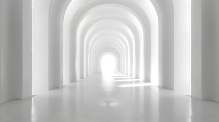 Obraz premium 3D Light White Background