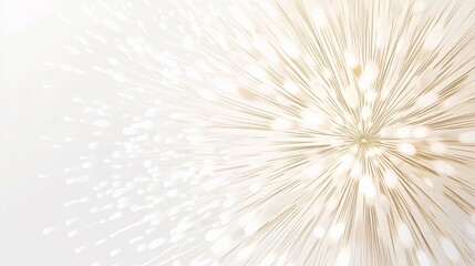 Abstract Light Burst Design Radiating Soft Illumination