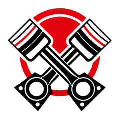 pistons icon design