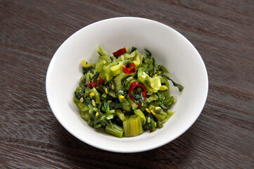 野沢菜の刻み漬け