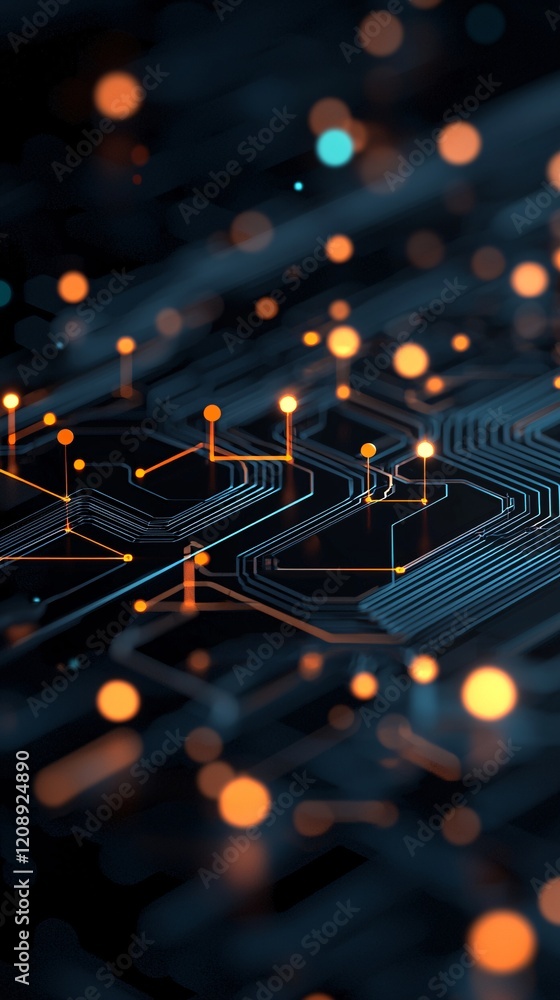Poster vivid artwork of information data retrieval, dynamic data streams, holographic elements, energetic g