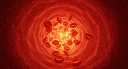 Detailed Visualization of Blood Flow Inside Human Vessels