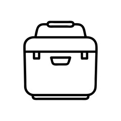 portable cooler icon design