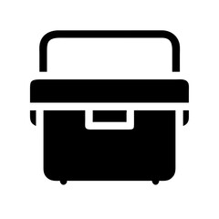 portable cooler icon design