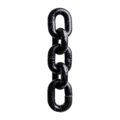 Obraz premium Connecting links in industrial chains a close-up