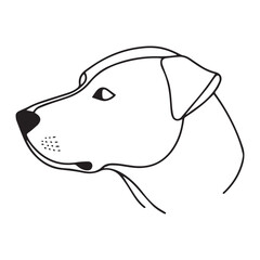 dog silhouette vector