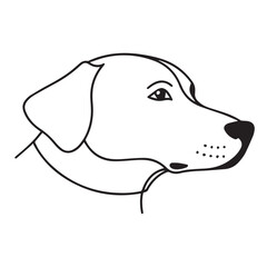 dog silhouette vector