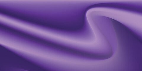 Light purple wave abstract background. Gradient. The surface texture of the fabric is firm. Dark colored background with space for design. Plum eggplant color combination