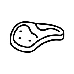 raw meat icon design