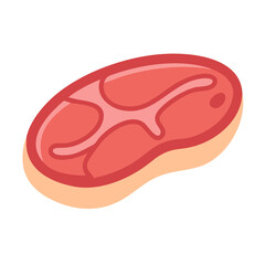 raw meat icon design