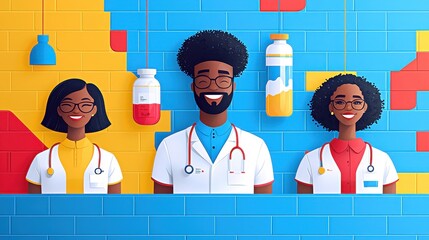 Engaging blood donation drive poster highlighting community health and wellness efforts