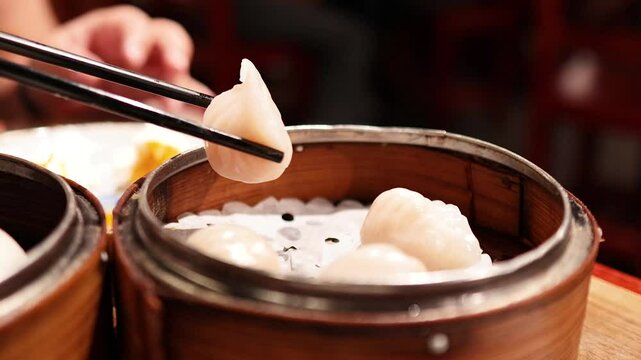 Dim Sum Dumplings in Hong Kong