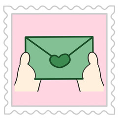 우표, stamp, postal stamp, 우표일러스트, 귀여운 우표