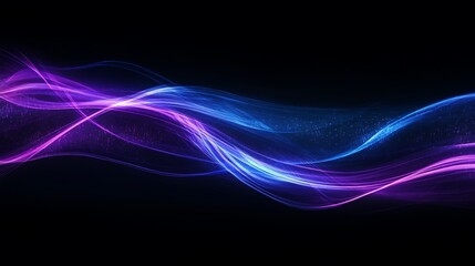 Fototapeta premium Abstract Blue and Purple Wave Design