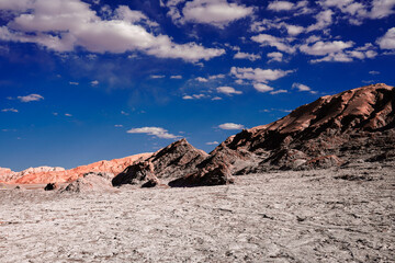 Salt Mountain Range, Valle de la Luna, Atacama desert, San Pedro de Atacama, Chile