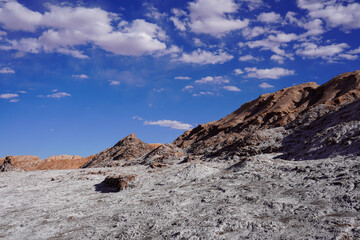 Salt Mountain Range, Valle de la Luna, Atacama desert, San Pedro de Atacama, Chile