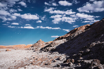 Salt Mountain Range, Valle de la Luna, Atacama desert, San Pedro de Atacama, Chile