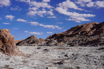 Salt Mountain Range, Valle de la Luna, Atacama desert, San Pedro de Atacama, Chile