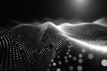 Next-Gen Innovations: Abstract Technology Mesh with Particle Elements