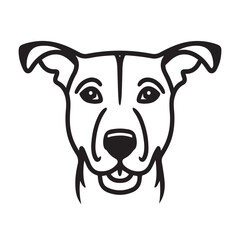 dog silhouette vector