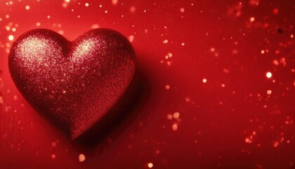 Obraz premium Valentine background with hearts, Glitter texture background 