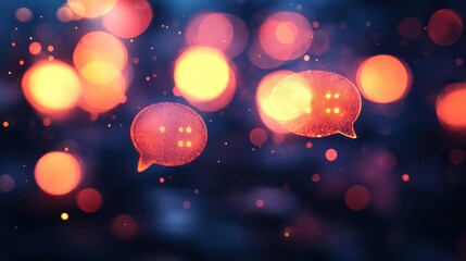 Digital chat interface with customer support responses