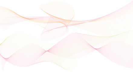 Abstract white and pink color flowing line elegant background.