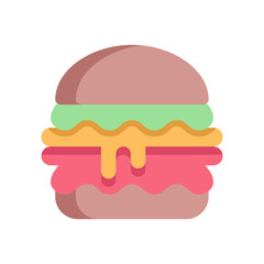 Burger Flat Style