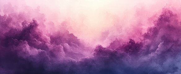 Fototapeta premium Ethereal Watercolor Background Soft Violet Lavender Vintage Texture Paper